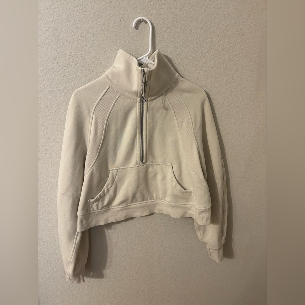 Crème scuba lululemon jacket
